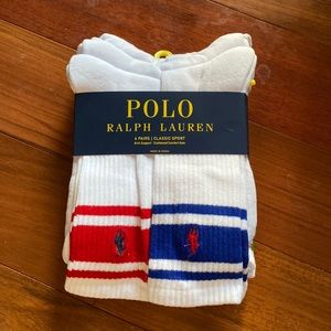 6pk Polo Ralph Lauren Socks